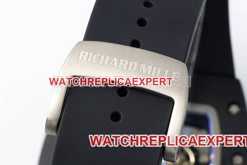 Richard Mille super clone watch R factory hollow plate white rubber model RM061braceletlive photos
