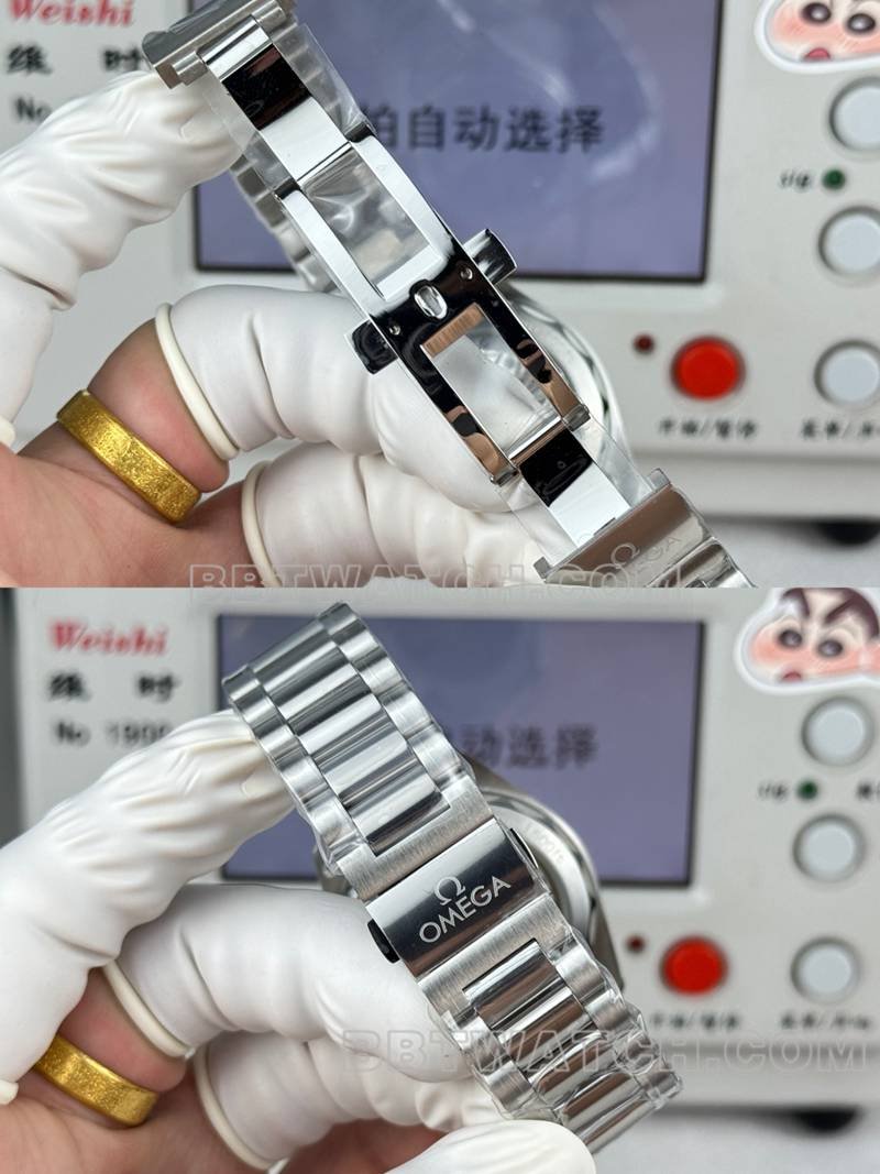 Omega best replica watch Seamaster brown dial 38mm small seconds steel bracelet bracelet live photos