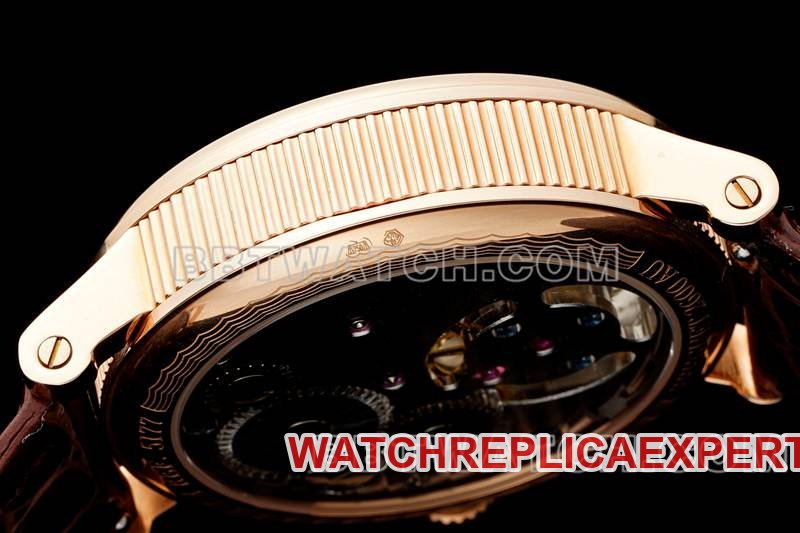 Breguet 1:1replica watch RMS factory classic white dialtourbillonrose gold mechanical leather strap model side live photo