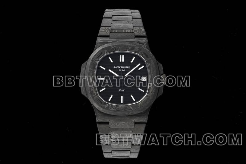 Patek Philippe 1:1 Replik-Uhren DIW Factory Nautilus Schwarzes Zifferblatt Carbonfaser-mechanisches schwarzes Stahlarmband Modell 5711 — detailed review and buying guide | Watch Replica Expert