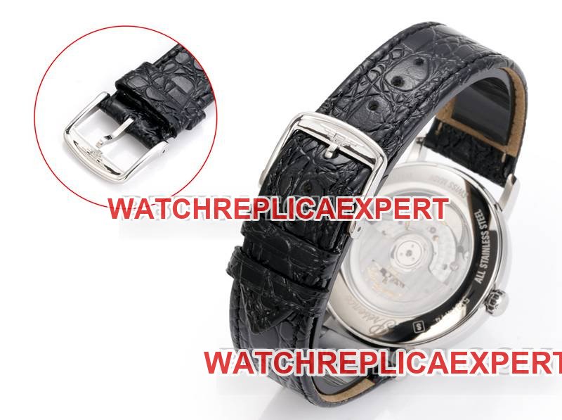 Longinestop-tier replica watch XC factory elegant 40mm white dialL888mechanical movementleather strap model braceletlive photos
