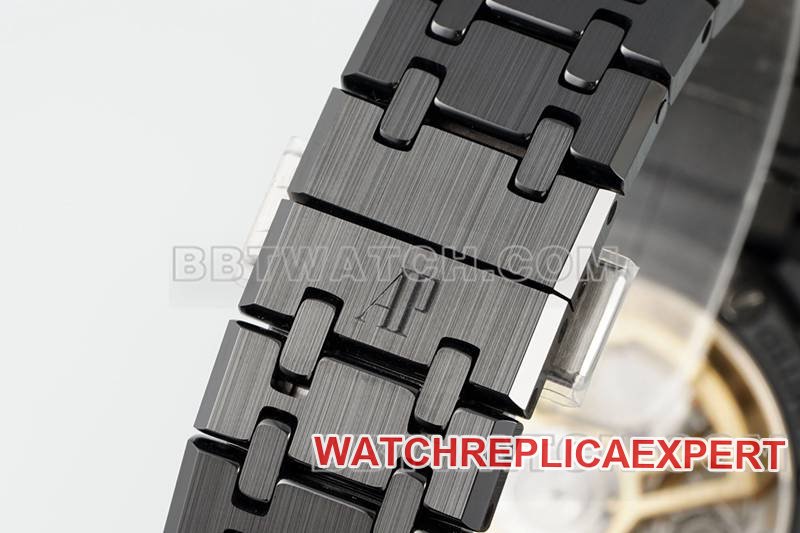 Audemars Piguet best replica watch APS factory Royal Oak flower pattern dialceramicsteel bracelet model 15500braceletlive photos