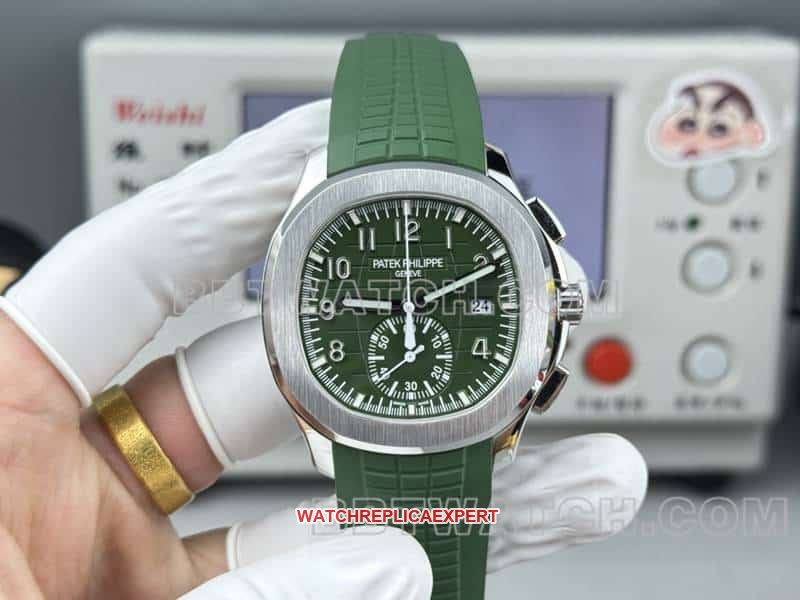 Best Replica Watches Patek Philippe P1 Factory Grenade Green Disc Mechanical Green Rubber Model 5968 Patek Philippe — luxury replica watch guide | Watch Replica Expert