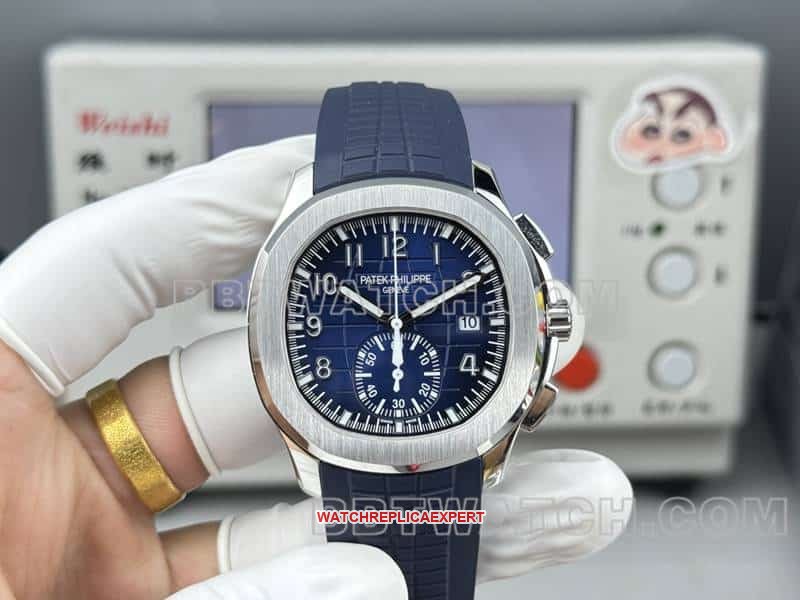 Top Replica Watches Patek Philippe P1 Factory Grenade Blue Dial Mechanical Blue Rubber Model 5968 Patek Philippe — luxury replica watch guide | Watch Replica Expert