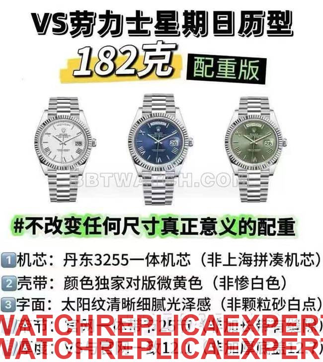 Authentique Rolex Day-Date par rapport à la réplique VS : comparaison de la texture de l'or et de la fabrication des incrustations — luxury replica watch guide | Watch Replica Expert