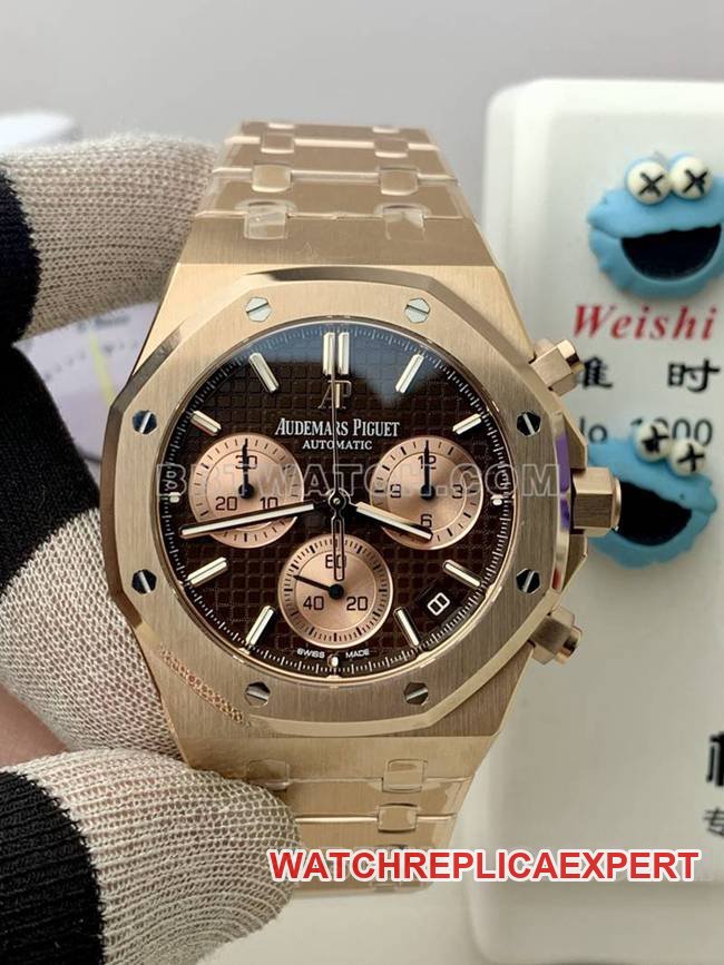 Hochwertige Replika-Uhr Audemars Piguet BLS Factory Royal Oak Roségold mit schwarzem Zifferblatt mechanisch 26240 — detailed review and buying guide | Watch Replica Expert