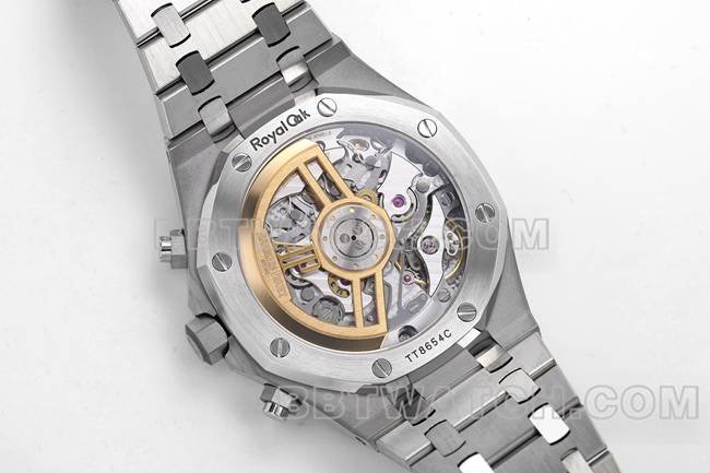 Best Replica Watches ZF Factory Royal Oak Audemars Piguet Gray Plate Mechanical 26240 Back Actual Picture