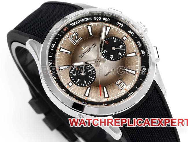 1:1replica watch Beichen Jaeger-LeCoultre gray plate mechanical black rubber model front live photo