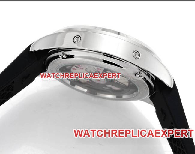 1:1replica watch Beichen Jaeger-LeCoultre gray plate mechanical black rubber model side live photo