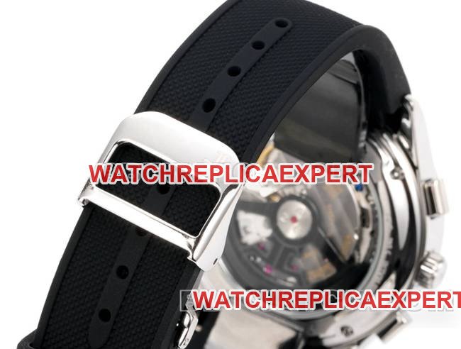 1:1replica watch Beichen Jaeger-LeCoultre gray plate mechanical black rubber model braceletlive photos