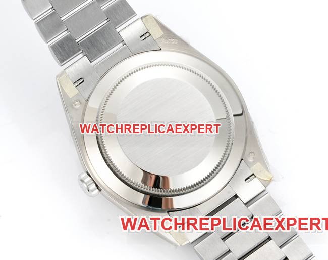 Super clone watch PPM factory Rolex Day-Date mechanical ice blue dialcaseback live photo