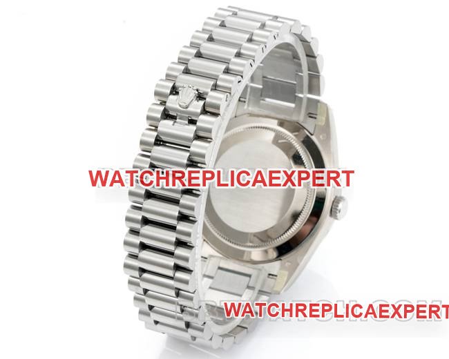 Super clone watch PPM factory Rolex Day-Date mechanical ice blue dialbraceletlive photos