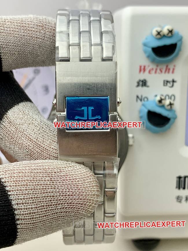 Best replica watch Jaeger-LeCoultreV9 Factory master silver dial899 mechanical steel bracelet bracelet live photos