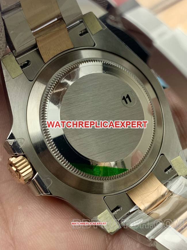 Super Clone Montre GMT-MasterVS FactoryRolex Sarsaparilla Ring 3285 Mécanique photo en direct du fond de boîtier