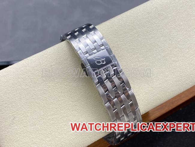 1:1replica watch BreitlingBLS factory aviation chronographgreen dialsteel bracelet bracelet live photos