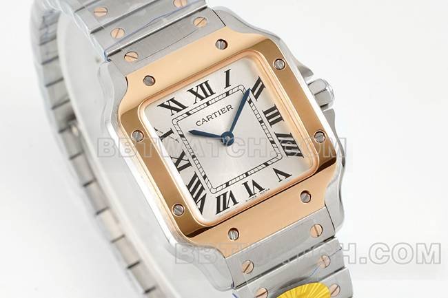 best replica watches sandoz cartiersilver dialrose gold circle quartz movementfront live photo