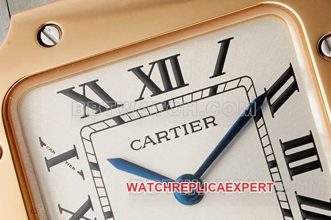 best replica watches sandoz cartiersilver dialrose gold circle quartz movementfront live photo
