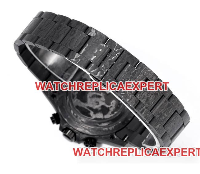 Best replica watch TWF factory Rolex Daytona carbon fiber modified custom green braceletlive photos