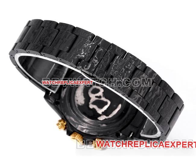 top-tier replica watch TWF factory Rolex Daytona carbon fiber modified custom red bracelet live photos