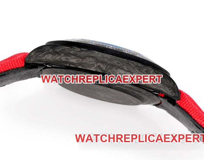 top-tier replica watch DaytonaTW factory Rolexblack dial red nylon braceletside live photo
