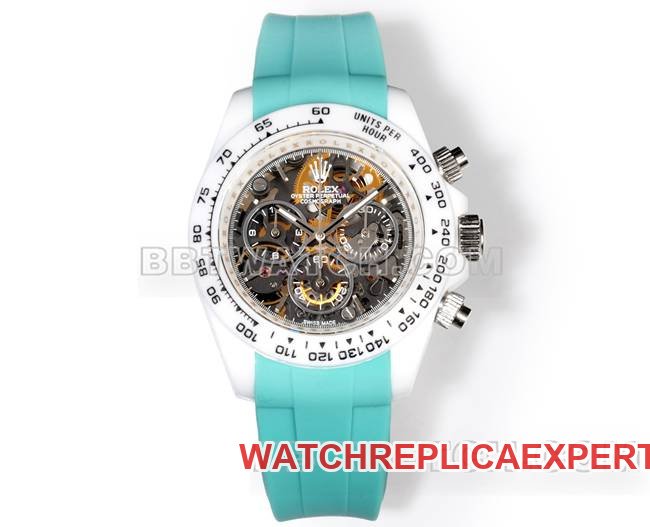 Las mejores réplicas de relojes TW Factory Rolex Daytona Caja blanca Correa de caucho verde 40 mm 40X12.4 — luxury replica watch guide | Watch Replica Expert