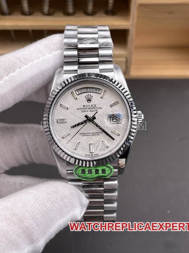 Rolex Day-Date 3255 Mecânico Meteorito Mostrador 40mm Super Clone Relógio CBD Factory — detailed review and buying guide | Watch Replica Expert