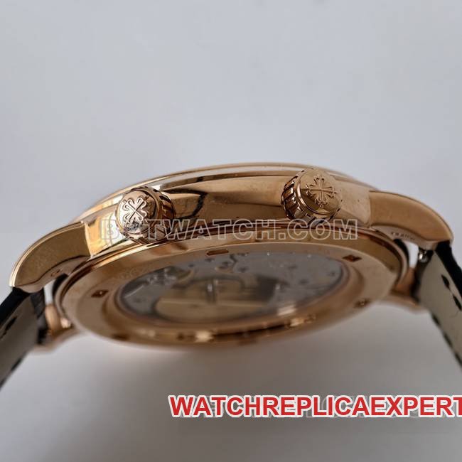 Best replica watch super complication timepiece PPF FactoryPatek Philippeblack dial6102side live photo