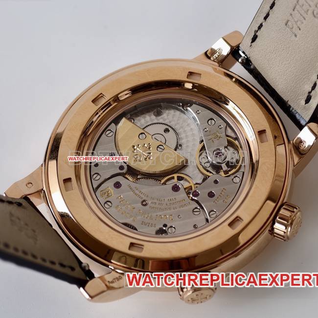 Best replica watch super complication timepiece PPF FactoryPatek Philippeblack dial6102caseback live photo