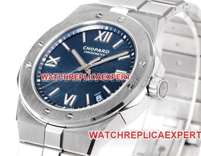 Super clone watch Xueshan Aoyi GH factory Chopardblue dial41mmfront live photo