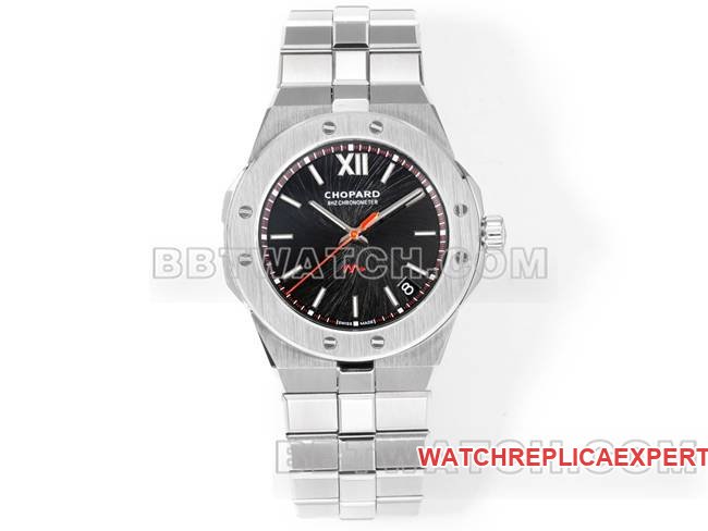 A melhor réplica de relógio Chopard Alpine Eagle GH Factory 41 mm mostrador preto, tamanho da caixa Super Clone 9,7 mm — luxury replica watch guide | Watch Replica Expert