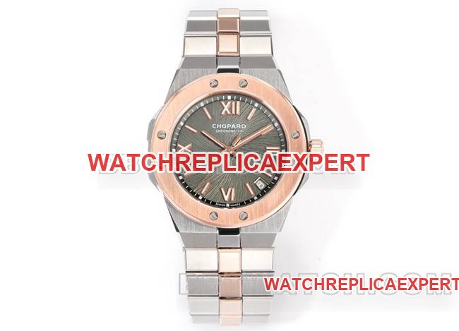 Melhor Réplica Chopard Alpine Eagle 41mm Mostrador Cinza Pulseira de Ouro e Aço da GH Factory — luxury replica watch guide | Watch Replica Expert