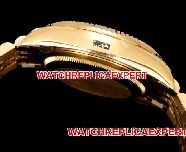 Super clone watch Navigator AR+ factory Rolexwhite dial mechanical yellow goldside live photo