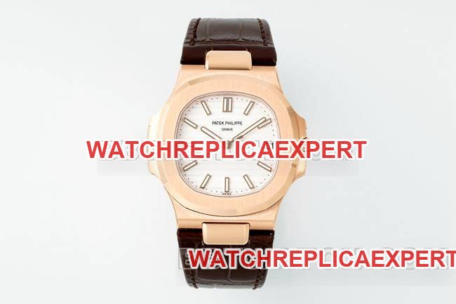 Patek Philippe Nautilus DDF Factory 1:1 Replik 5711 Lederarmband mit weißem Zifferblatt — luxury replica watch guide | Watch Replica Expert