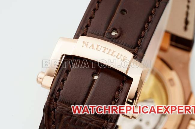 1:1replica watch NautilusDDF factory Patek Philippewhite dial leather bracelet5711braceletlive photos