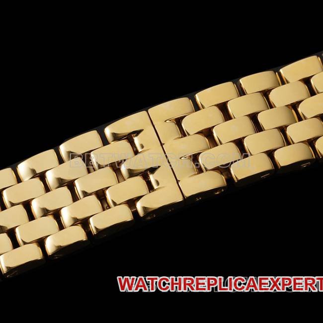 top-tier replica watch cheetah BBa factory Cartierwhite dialyellow goldsteel braceletquartzbraceletlive photos