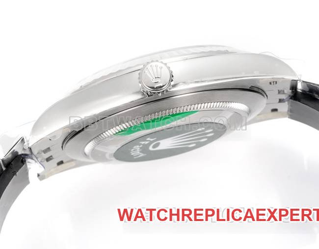1:1replica watch JF factory log Rolexblack dial3235 mechanical 41mm side live photo
