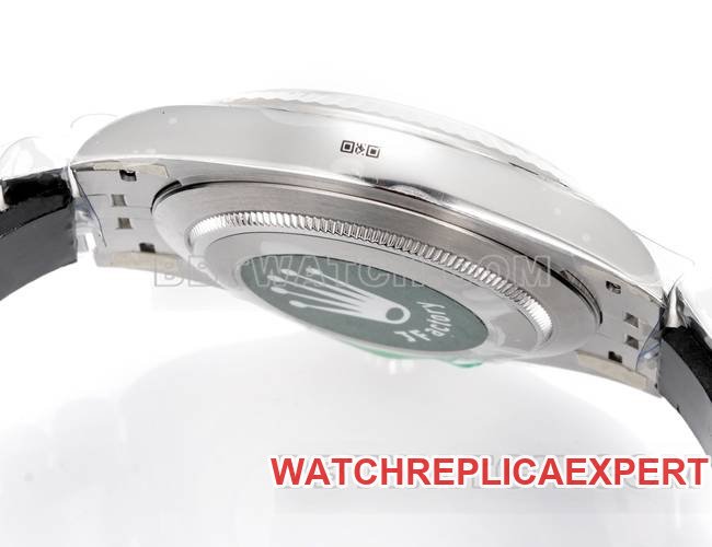 Best replica watch log JF factory Rolex deep blue dial3235 mechanical 41mm side live photo