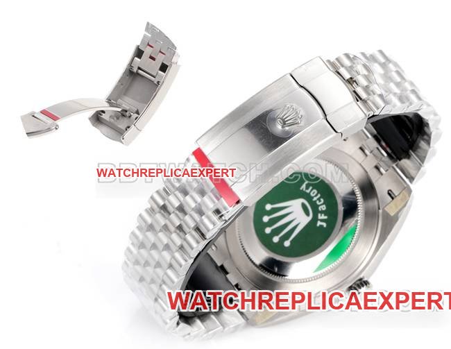 Best replica watch log JF factory Rolex deep blue dial3235 mechanical 41mm braceletlive photos