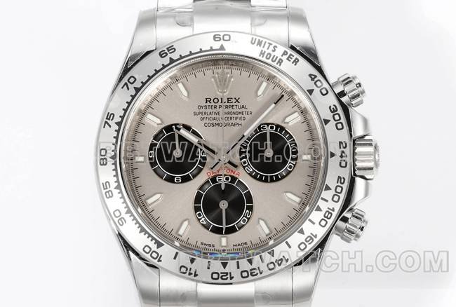 top-tier replica watch JF factory DaytonaRolex gray plate 4131 mechanical 40mm front live photo