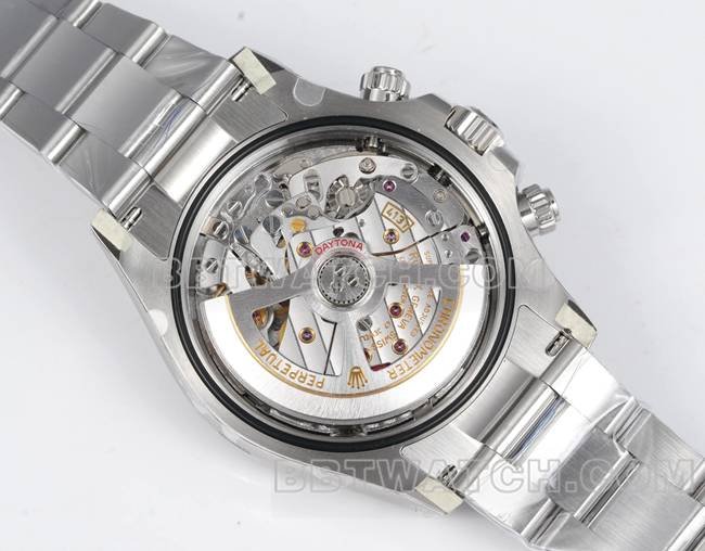 top-tier replica watch JF factory DaytonaRolex gray plate 4131 mechanical 40mm caseback live photo