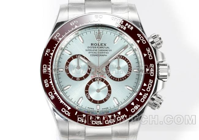 Super clone watch JF factory DaytonaRolex ice blue dial4131 mechanical 40mm front live photo