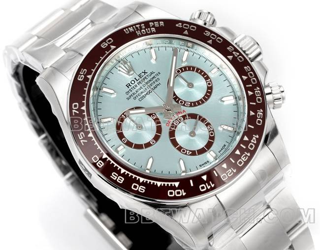 Super clone watch JF factory DaytonaRolex ice blue dial4131 mechanical 40mm front live photo