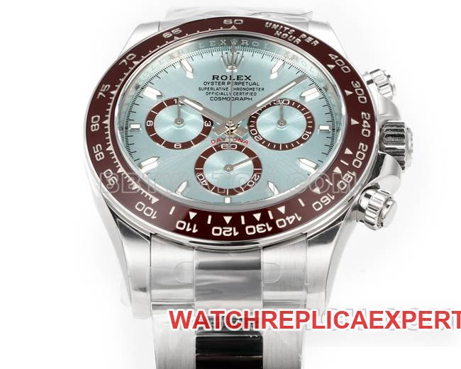 Super clone watch JF factory DaytonaRolex ice blue dial4131 mechanical 40mm front live photo