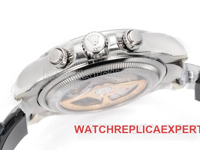 Best replica watch JF factory DaytonaRolexblack dial4132 mechanical 40mm side live photo