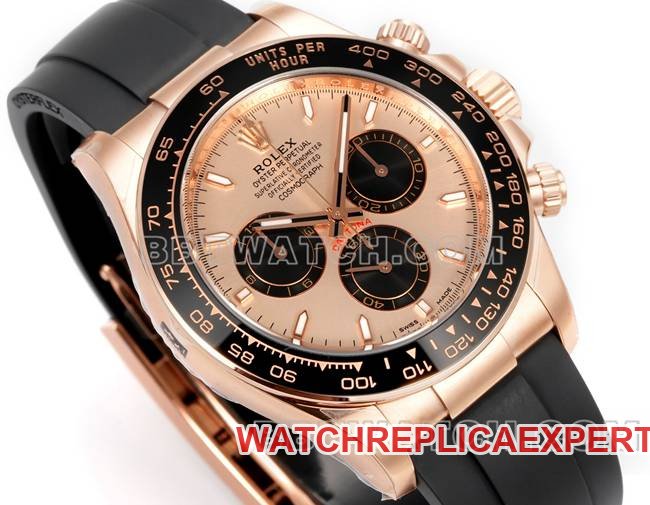 Super clone watch DaytonaJF factory Rolexrose gold disc rose gold case 4131 mechanical front live photo