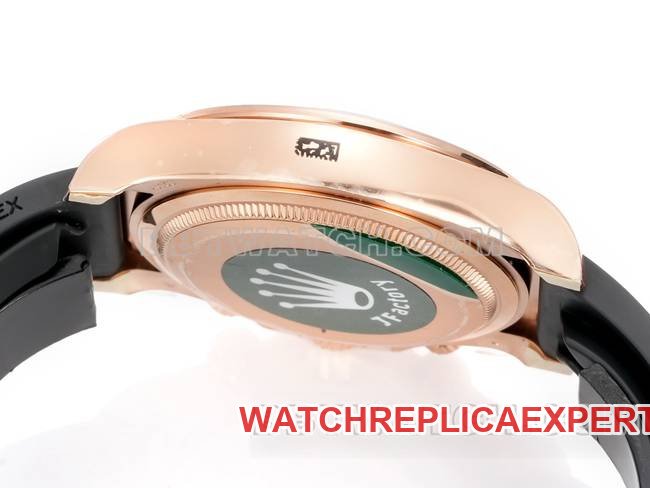Super clone watch DaytonaJF factory Rolexrose gold disc rose gold case 4131 mechanical side live photo