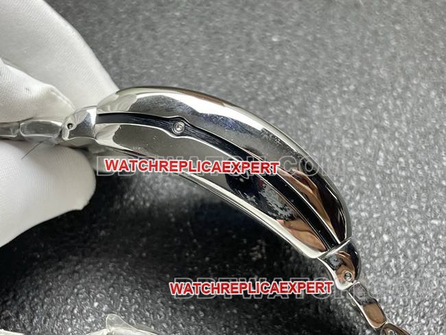 1:1replica watch ABF factory Frank Muller V45blue dial steel braceletside live photo