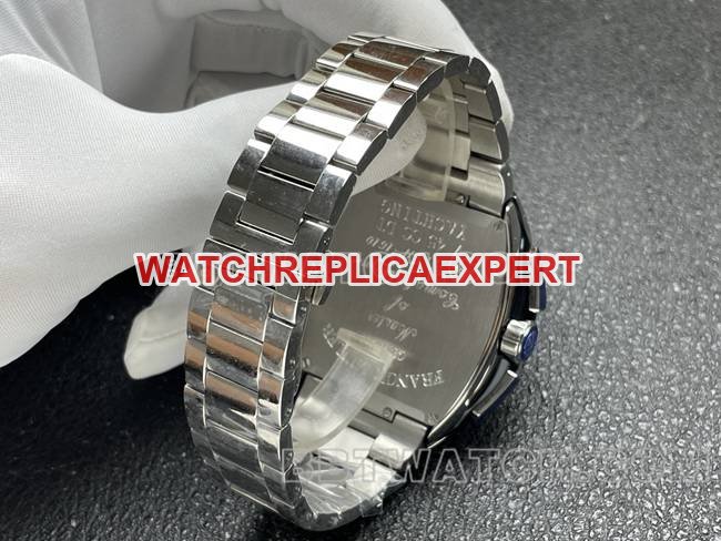 Super clone watch ABF factory Frank Muller V45 black dial steel braceletbraceletlive photos