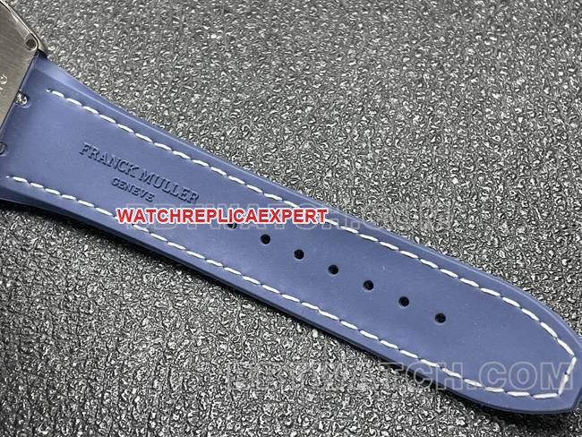 Frank Muller Super Clone Watch ABF Factory V45 Diamond Disc Diamond Case Blue Leather Braceletbraceletlive photos