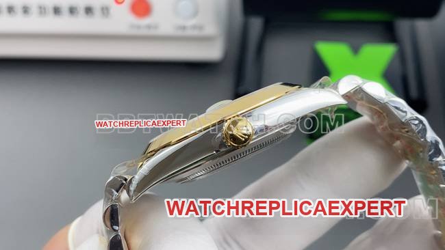1:1replica watch log VS FactoryRolexwhite dial3235 mechanical 36mmside live photo